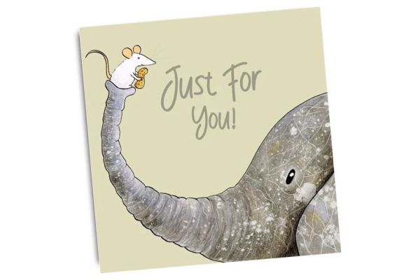 Just for You, Elephant Greetings Card