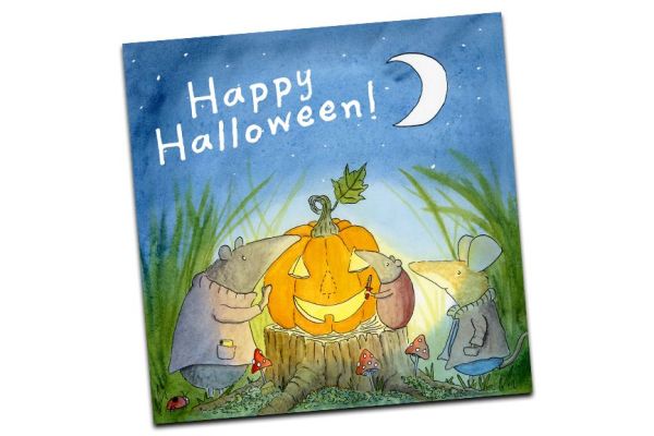 Hornbeam Hollow Halloween Greetings Card