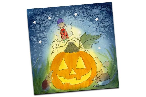 Hornbeam Hollow: Choosing the Pumpkin Halloween Card