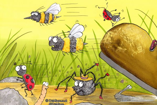 LIMITED EDITION: Bug Run Signed A5 Print